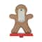 Glitzhome® 7.25'' Marquee LED Gingerbread Man Christmas Stocking Holder